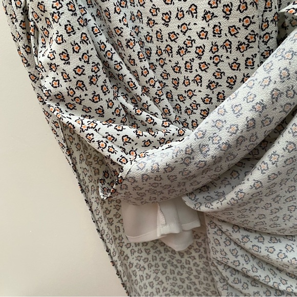 French Connection Aura Ditsy Print Verona Dress – Floral Midi, EUC - Picture 7 of 9